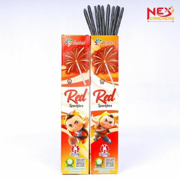 12 CM Red Sparklers