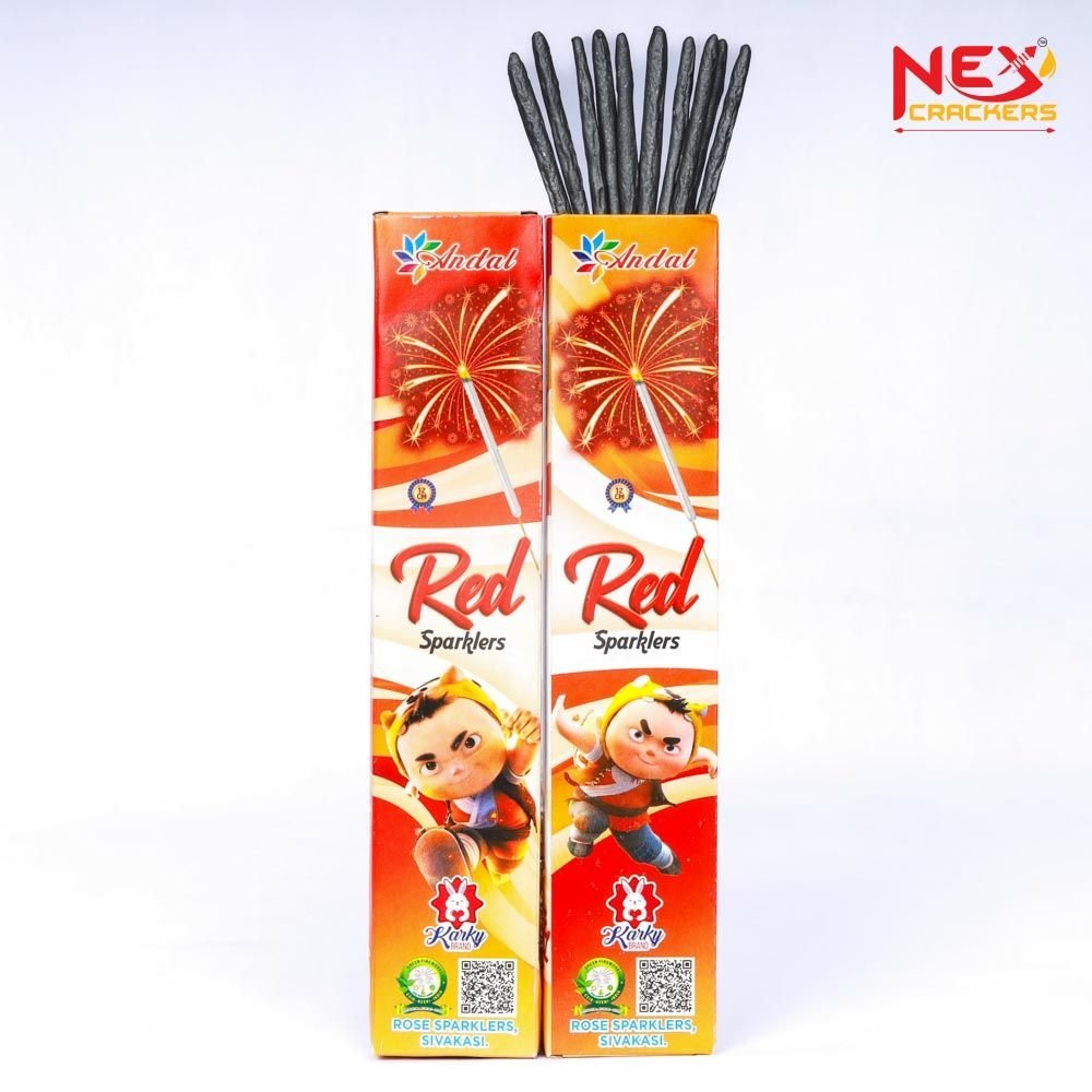 2026/09/1000276499.jpg 12 CM Red Sparklers - Image 1