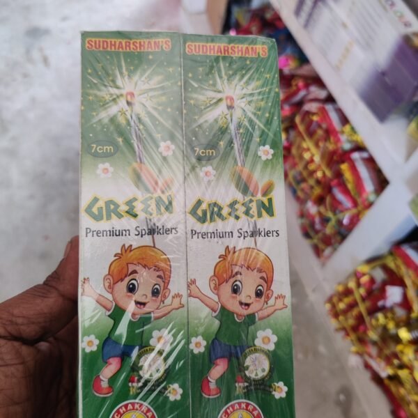7 CM Green Sparklers